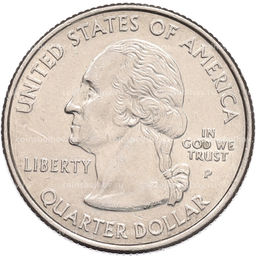 Монета 1/4 доллара (25 центов) 2004 года P США Штаты и территории  Флорида
