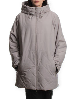 F-804 GRAY BEIGE Куртка демисезонная женская (100 гр. холлофайбер) - Fashion фото 3