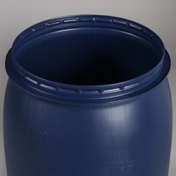 Бочка пищевая, 127 л, пластиковая, с крышкой, синяя, Open Top