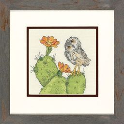 Набор для вышивания DIMENSIONS 70-65184 Колючая сова 15.2 x 15.2 см