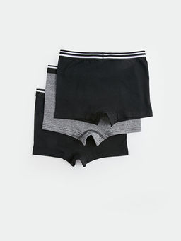 Basic Pamuklu Erkek ?ocuk Boxer 3l? - Waikiki фото 2