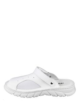15 | Kina | Белые женские медицинские сабо натуральная кожа - Milka shoes&more фото 19