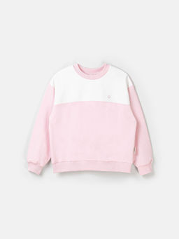 Свитшот облегченный Колор блок Зефир укороченный 7+