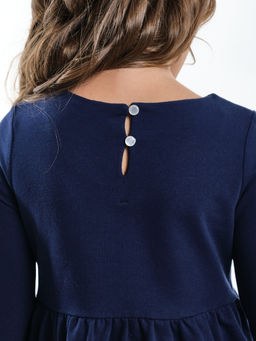 Платье для девочки UD 2576 синий - Mini maxi фото 4