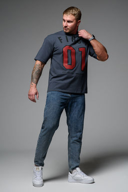 Футболка мужская 8507/1 оверсайз