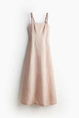 Maxivestido en mezcla de lino - H&m фото 7