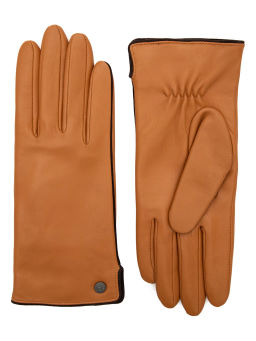 Перчатки жен п/ш LB-0209 sand/d.brown