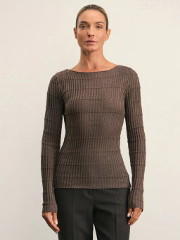 Вязаный лонгслив / Zarina  фото 3