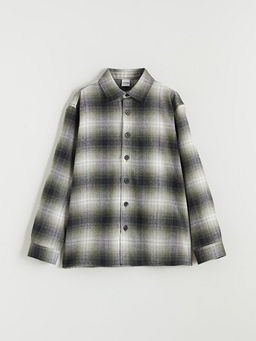 Uzun Kollu Ekose Erkek ?ocuk G?mlek