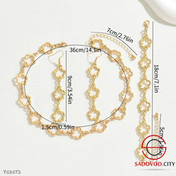 Комплект бижутерии серьги, колье и браслет - Bruno фото 14