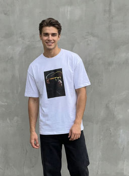 KM1857 Футболка БЕЛЫЙ