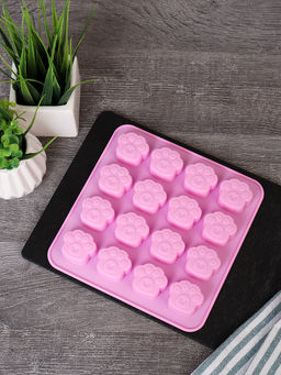 Форма для конфет мармелада и льда 16 ячеек силиконовая Лапки/16х16х1.6 см/ R-112 /уп 120/ - Галеонтрейд фото 3