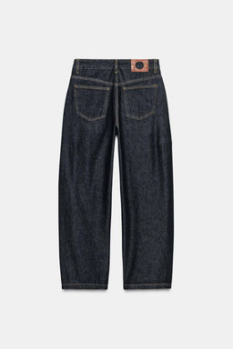 JEANS ZW COLLECTION ANKLE BALLOON TIRO MEDIO / Azul - Zara фото 7