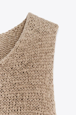 RUSTIC KNIT TOP - Zara фото 5