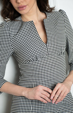 Платье-футляр гусиная лапка - Donna saggia фото 4