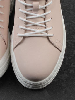 03-YE71-2 PINK Кеды женские (натуральная кожа)