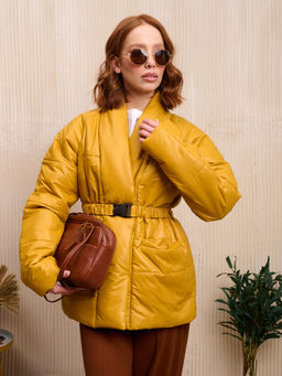 Куртка женская "Кимоно" горчица Куртка женская "Кимоно" горчица