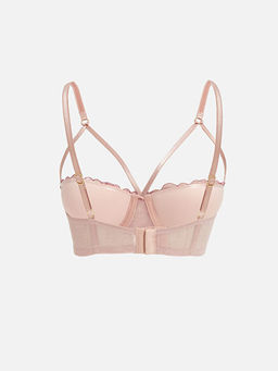 Balenli Dolgusuz Dantelli Fantezi Straplez S?tyen