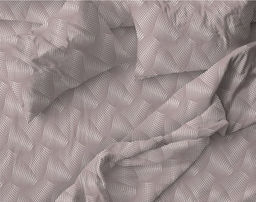 Пододеяльник 2-спальный, поплин (Иллюзия, бежевый) - Ивановотекстиль фото 4