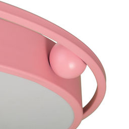 Люстра с ПДУ Ритмо LED 90 Вт 3000-6000К розовый 50?54?5.5 см BayerLux