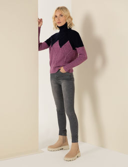 Koyu Gri Skinny Fit Jean Pantolon