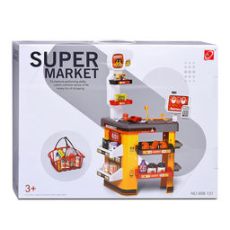 Игровой набор супермаркет "Мой магазин" (52 предмета) в коробке