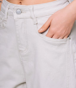 Джинсы #КТ15108, светло-серый