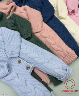 Вязаный детский комбинезон на меху - Bruno фото 4