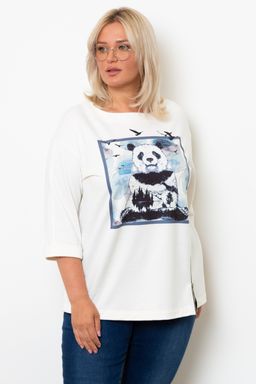 Джемпер Панда Молочный - Intikoma фото 5