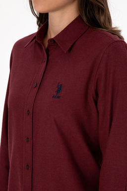 Kad_n Bordo Uzun Kollu Basic G_mlek Sepette S_rpriz _ndirim - U.s. polo assn фото 7
