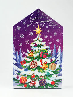 Адвент-календарь новогодний на 12 дней, сладкий подарок Новый год