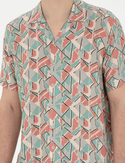 Pembe Comfort Fit K_sa Kollu G_mlek