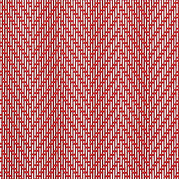 Салфетка под горячее (термосалфетка) Елочка 30х45см ПВХ, красный (Китай) - Домашняя мода фото 2