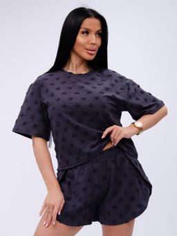 Пижама "Кэнди" графит, махра