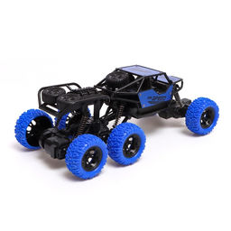 Машинка на пульте управления 6X6, 1:18, работает от аккумулятора, цвет синий - АвтоГрад фото 3