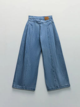 Джинсы ultra wide leg с высокой посадкой / Zarina  фото 8