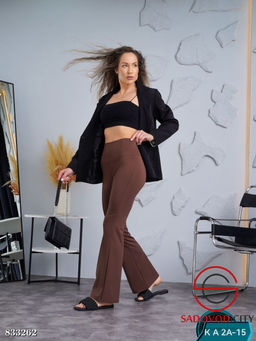 Леггинсы клёш от колена