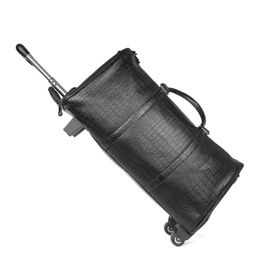 мужская дорожная сумка на колесах из экокожи Barcelo Biagi