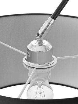 Торшер напольный "Атлант" Е27 40Вт белый подставка камень 26х55х185 см