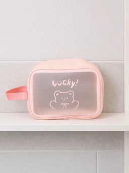 Косметичка "Lucky bear", pink (18х25х11 см)