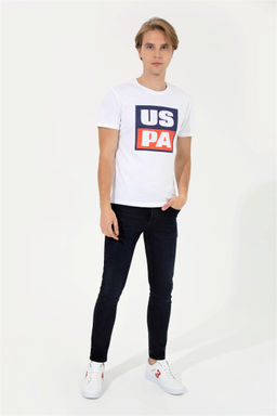 U. S. Polo Assn Мужская белая футболка с круглым вырезом - U.s. polo assn фото 10