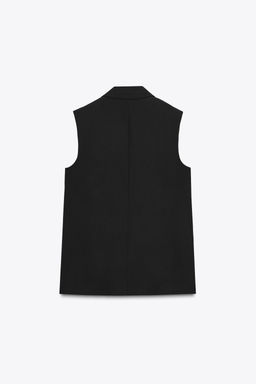 ZW COLLECTION OVERSIZE DOUBLE-BREASTED WAISTCOAT - Zara фото 8