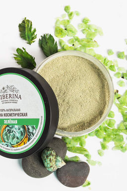 Глина зеленая косметическая - Siberina фото 5