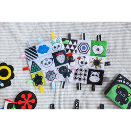 Петельки. Платочек - шуршалка по методике Г. Домана «Мои первые цвета», 20×20 см, Крошка Я