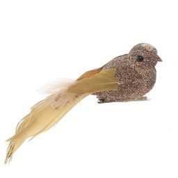 Изделие декоративное "Птичка", L11 W4 H4 см, 6в.