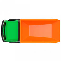 Игрушка "Самосвал" 33,9х14,1х15,7см, с подвижной подвеской, полипропилен, цвета микс, "Дюна" (Россия)