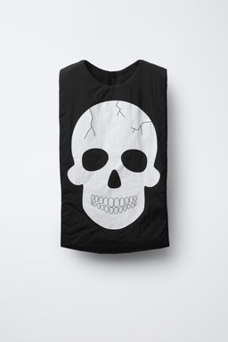 GLOW-IN-THE-DARK SKULL WAISTCOAT COSTUME