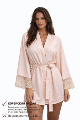 D0129 ПЕРСИКОВЫЙ ХАЛАТ