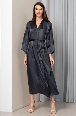 Длинный запашной халат Mia-Amore