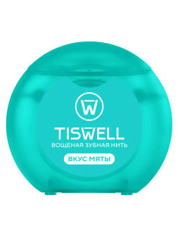 TISWELLзубн.нить вощеная 50м Мятная